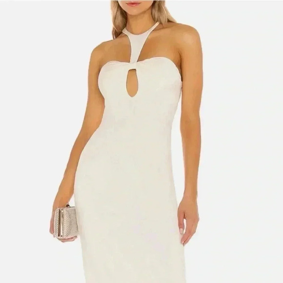 Ronny Kobo Revolve Trista Dress in Ivory Size M LIKE NEW - Picture 6 of 6